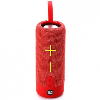  Bluetooth-колонка TG619, з функцією speakerphone, радіо, red. . фото 2