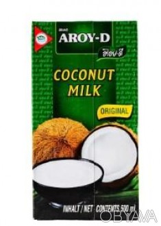 Кокосовое молоко Aroy-D - это молочно-белая сладковатая жидкость, изготовленная . . фото 1