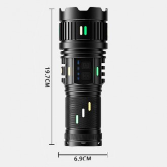 Фонарь NIGHT VISION FLUORESCENCE CB-G401Y-30W, power bank, индикация заряда, 4x1. . фото 4