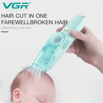 Машинка (триммер) для стрижки детей VGR Baby V-151, 3 насадки, беспроводная, IPX. . фото 4