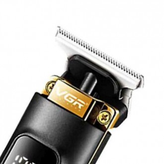 Машинка (триммер) для стрижки волос VGR V-985, Professional, 4 насадки, LED Disp. . фото 5