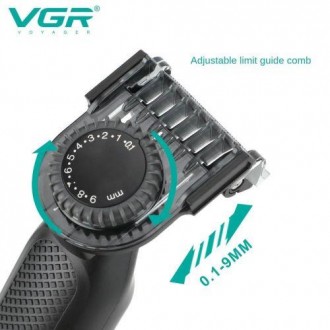 Электробритва VGR V-360 шейвер для влажного и сухого бритья, 1 насадка, IPX6, LE. . фото 4