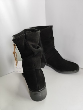 Жіночі черевики з натуральної замші, всередині сукно-байка, висота черевика 18 с. . фото 4