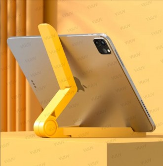 
Подставка для планшета/смартфона (желтый) Размеры: высота 18,5 см., ширина 17,0. . фото 2