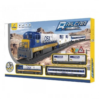 Дитяча залізниця Railcar Fenfa 1612A-1A 1:87 світло+звук – це іграшка, яка. . фото 4