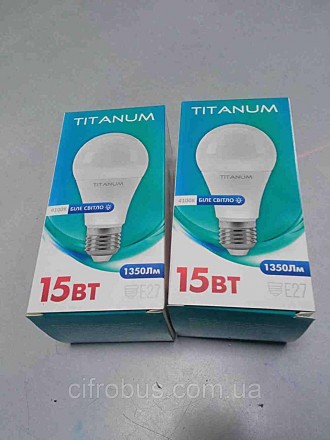 Лампочки Б/У Titanum A65 15W E27 4100K. Киев. фото 1 Лампочки Б/У Titanum A65 15W E27 4100K. Киев. фото 1