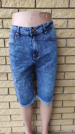 Бриджи мужские джинсовые стрейчевые RELUCKY, Турция, 95% коттон, 5% спандекс.
Пр. . фото 5