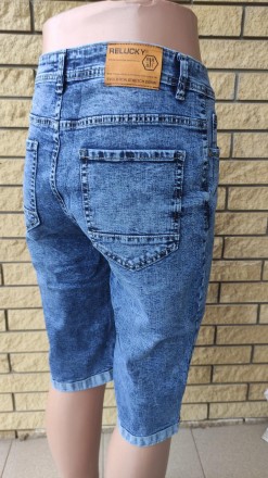 Бриджи мужские джинсовые стрейчевые RELUCKY, Турция, 95% коттон, 5% спандекс.
Пр. . фото 9