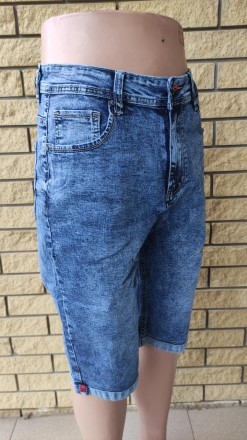 Бриджи мужские джинсовые стрейчевые RELUCKY, Турция, 95% коттон, 5% спандекс.
Пр. . фото 10