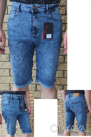 Бриджи мужские джинсовые стрейчевые RELUCKY, Турция, 95% коттон, 5% спандекс.
Пр. . фото 1