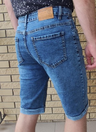 Бриджи мужские джинсовые стрейчевые RELUCKY, Турция, 95% коттон, 5% спандекс.
Пр. . фото 8