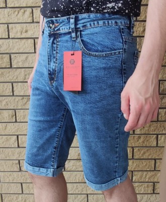 Бриджи мужские джинсовые стрейчевые RELUCKY, Турция, 95% коттон, 5% спандекс.
Пр. . фото 7