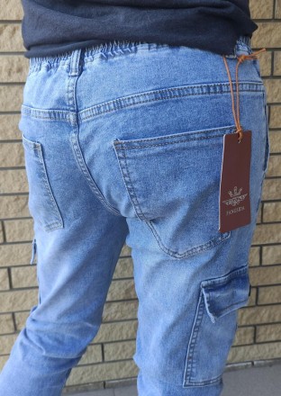 Джоггеры, джинсы на резинке стрейчевые мужские высокого качества NN.
Состав 98% . . фото 11