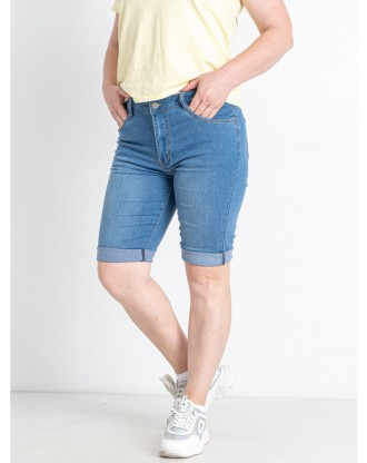 Батальные женские бриджи джинсовые стрейчевые, большие размеры VINDASION, Турция. . фото 7