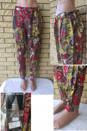 Штаны женские летние штапельные, пояс на резинке BSZZ
Ткань легкий коттон(штапел. . фото 3