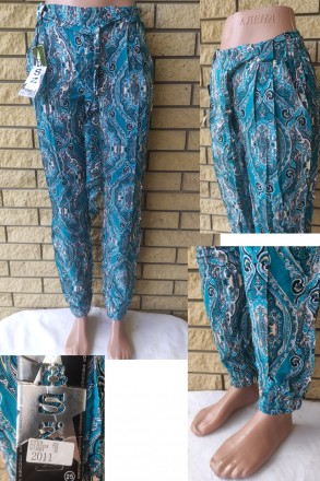 Штаны женские летние штапельные, пояс на резинке BSZZ
Ткань легкий коттон(штапел. . фото 2