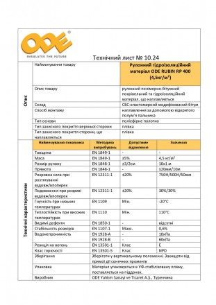 ODE RUBIN RP Р 4,5 мин.серый – гидроизоляционное покрытие, имеющее в своем соста. . фото 3