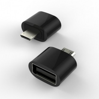 Адаптер MicroUSB-OTG Metal Black. Краматорськ. фото 1 Адаптер MicroUSB-OTG Metal Black. Краматорськ. фото 1