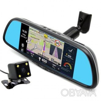 Система Android AllWinner A33 Автомобильное зеркало заднего вида с GPS-навигаци