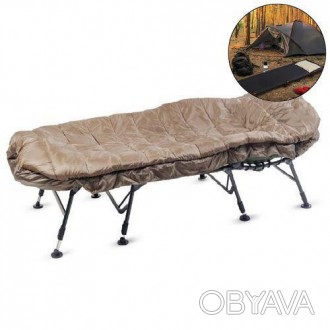 Туристическая раскладушка Ranger BED-81; +спальный мешок; 
Отличная складная/рас. . фото 1