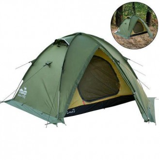 
Туристическая палатка Tramps Rock;
Удобная универсальная компактная палатка для. . фото 2
