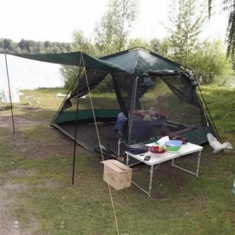 Туристическая шатер-палатка Tramps Bungalow Lux.
Удобный универсальный шатер для. . фото 9
