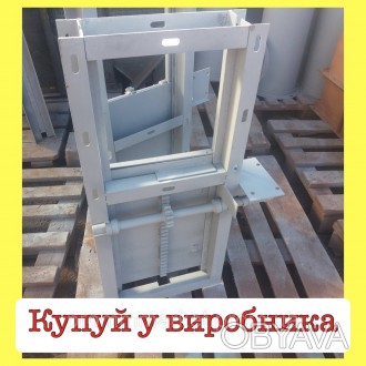 Виробниче підприємство виробляє засувки рейкові з мотор-редуктором: 100х100, 150. . фото 1