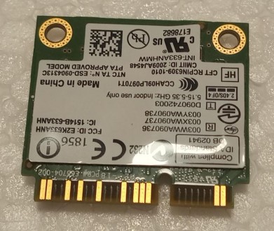 WI-FI адаптер з ноутбука DELL Latitude E6420 633ANHMW 04W00N

Стан гарний. Без. . фото 2