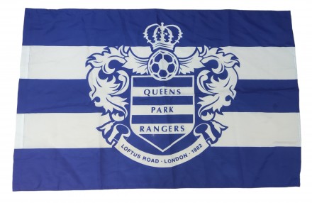 Футбольный флаг FC Queens Park Rangers, размер 90х60см. . фото 3