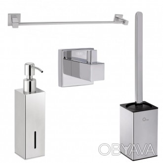 Набір аксесуарів для ванної кімнати від Qtap, що включає всі необхідні атрибути . . фото 1