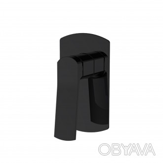 Змішувач для ванни Qtap Slavonice QTSLA267BLM45903 виконаний в елегантному чорно. . фото 1