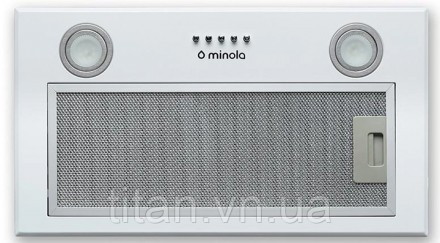 Витяжка Minola HBI 5622 WH 1000 LED (повновбудована). . фото 6 Повновбудована кухонна витяжка Minola HBI 5622 1000 LED оснащена одним моторам п. . фото 6