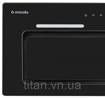Витяжка Minola HBI 6673 BL GLASS 1000 LED Line (повновбудована). . фото 6 Повновбудована кухонна витяжка Minola HBI 6673 BL GLASS 1000 LED Line обладнана . . фото 6