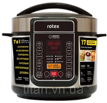 Мультиварка-скороварка Rotex REPC76-B. Вінниця. фото 1 Мультиварка-скороварка Rotex REPC76-B. Вінниця. фото 1