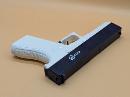 Водний пістолет електричний акумуляторний Water Gun Glock синій, іграшковий водн. . фото 6