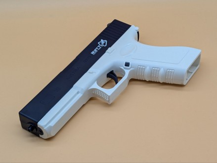 Водний пістолет електричний акумуляторний Water Gun Glock синій, іграшковий водн. . фото 4