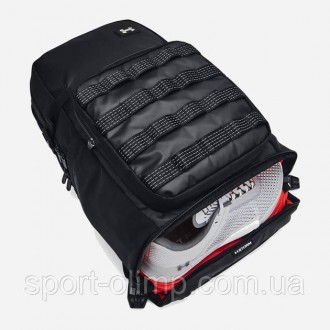 Рюкзак UA Triumph Sport Backpack 21L Чорний 29х48х18 см (1372290-001)
Водонепрон. . фото 3