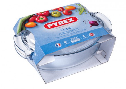 Краткое описание:
Каструля з кришкою PYREX CLASSIC, 5.8 лОб'єм: форма 4.4л + кри. . фото 2