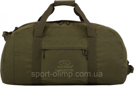 Сумка дорожня Highlander Loader 100 Holdall Olive (LR100-OG) призначена для трив. . фото 2