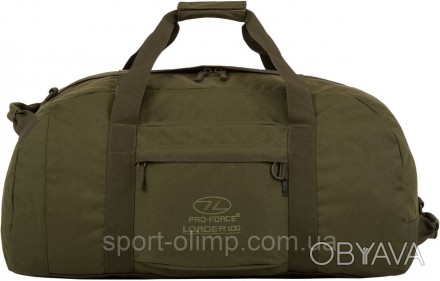 Сумка дорожня Highlander Loader 100 Holdall Olive (LR100-OG) призначена для трив. . фото 1