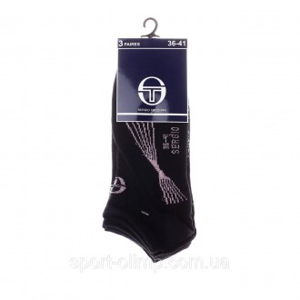 Шкарпетки Sergio Tacchini 3-pack black — 13890562-2 з люрексом, поєднують в собі. . фото 3