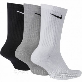 Носки Nike Everyday Plus Cushioned Socks обеспечивают комфорт в течение дня благ. . фото 1