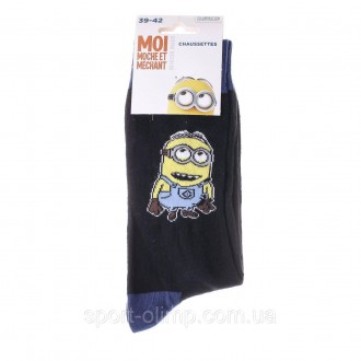 Мультяшні високі шкарпетки Minions Minions Socks 1-pack black — 93153667-2 c при. . фото 3