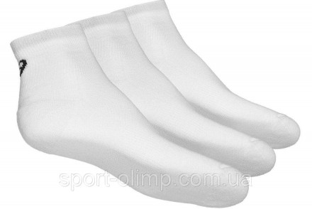 Шкарпетки Asics Quarter Sock 3-pack white — 155205-0001 На тренуваннях ви . . фото 3