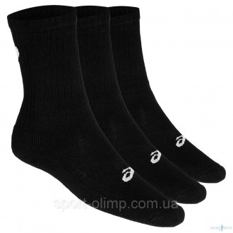 Носки Asics Crew Sock 3-pack black — 155204-0900 На тренировках вы сможете. . фото 2