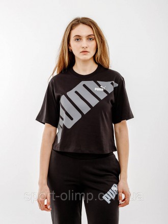 Футболка Puma POWER Cropped Tee Эта модель сочетает в себе современный дизайн и . . фото 2