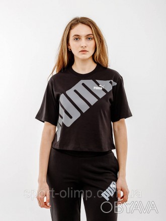 Футболка Puma POWER Cropped Tee Эта модель сочетает в себе современный дизайн и . . фото 1