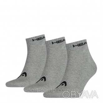 Эти высококачественные носки Head Sneaker Unisex 3-pack gray — 761011001-4. . фото 1