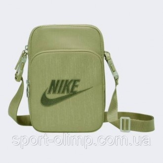 Сумка на плече Nike NK NK HERITAGE CROSSBODY - MTLC M 4L Хакі 18x7,5x23 см (FB30. . фото 2