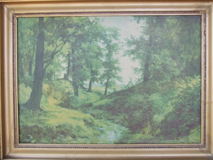 Репродукція з рамою. на холсті роз. 70х50 см. 1970 роки.. . фото 4 Репродукція з рамою. на холсті роз. 70х50 см. 1970 роки.. . фото 4